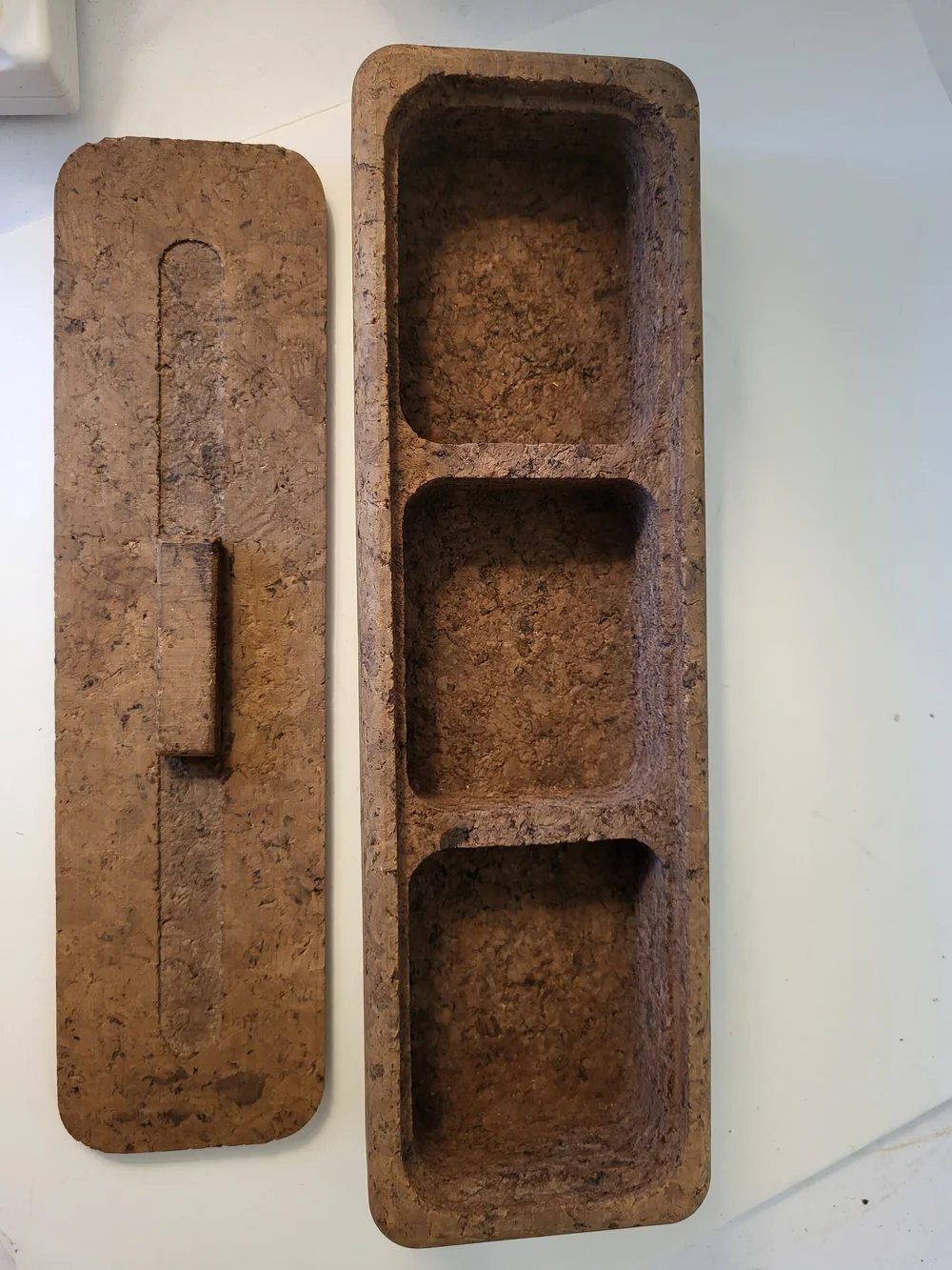 MCM 1970s Park Sherman Cork Executive Desk Organizer
